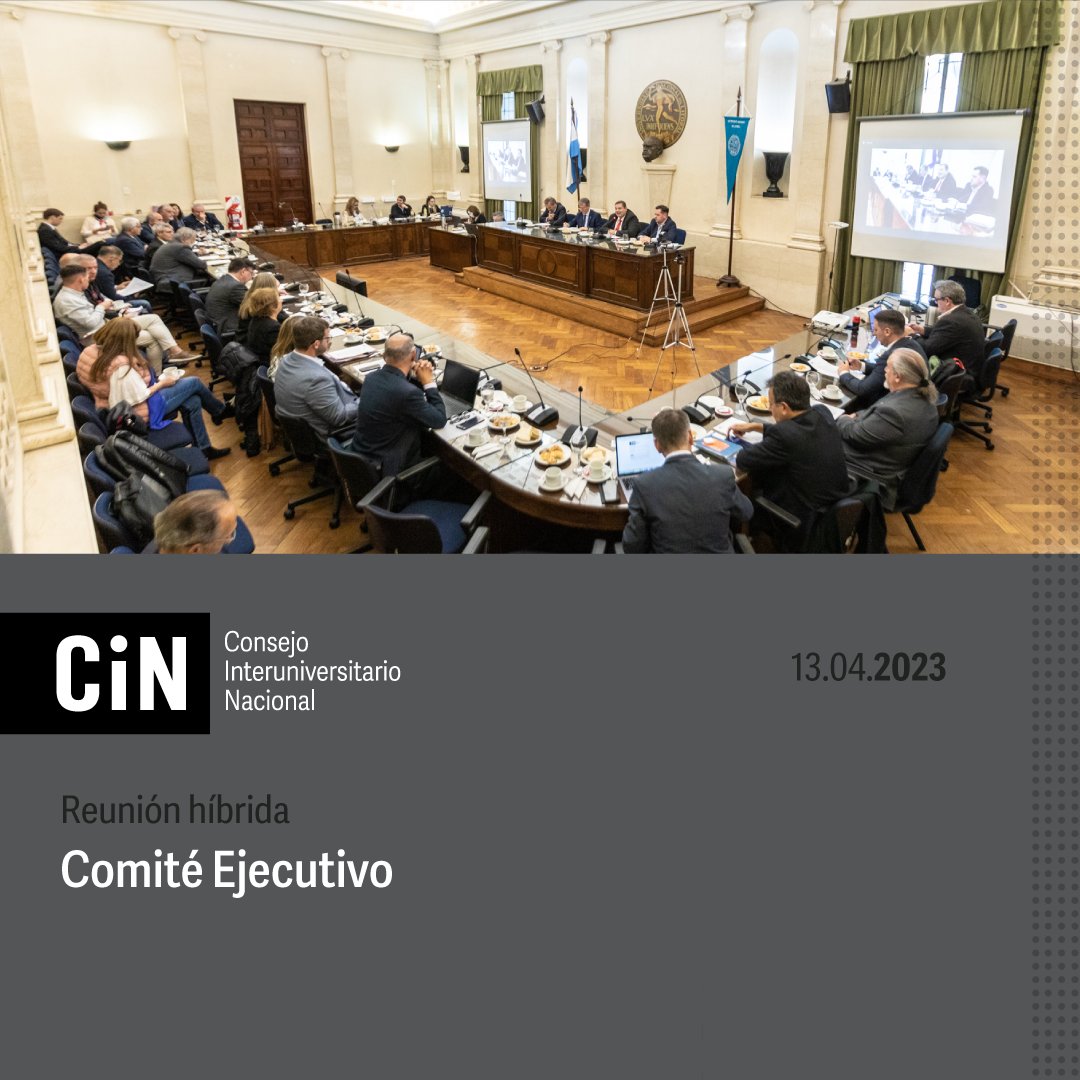 CINoficial's tweet photo. La reunión de abril del Comité Ejecutivo del @CINoficial aprobó el temario que será tratado en el 89° Plenario de Rectoras y Rectores que se realiza mañana desde las 9 h en la Ciudad Universitaria de la @UNLitoral en Santa Fe.

VIVO 👉 https://t.co/ypTg4EnUv7 https://t.co/qrVn7buRQG