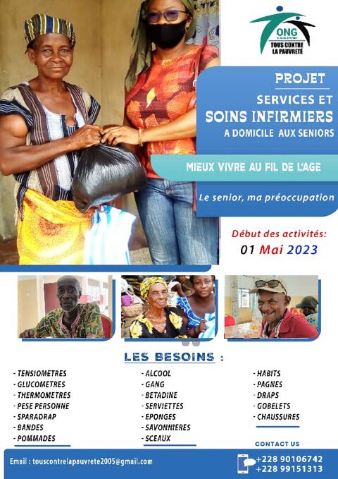 Services et soins infirmiers à domicile aux seniors