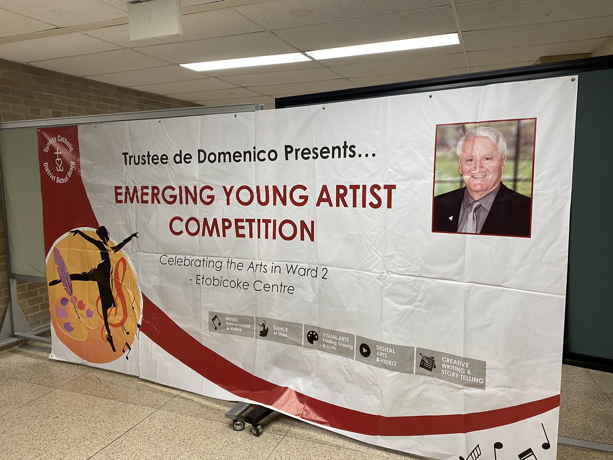 MPSJ_TCDSB's tweet photo. A wonderful evening celebrating young artist in Ward 2.Thank you to @Markus4Ward2 for organizing the Emerging Young Artists competition for ourcommunity @TCDSB @floracifelli @StGregoryCS @steugenecspc @transfigtcdsb @FrSerraTCDSB @AllSaintsTCDSB @ClementCatholic @Marcellus_TCDSB https://t.co/n7GvPJjF2V