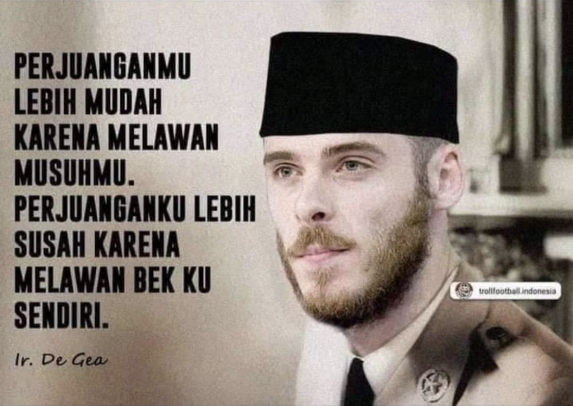 miftaahnf1's tweet photo. Yang sabar bang De Gea, mau ngatain maguire tolol tapi gw gak bisa main bola😂 https://t.co/gPAY0e06sm