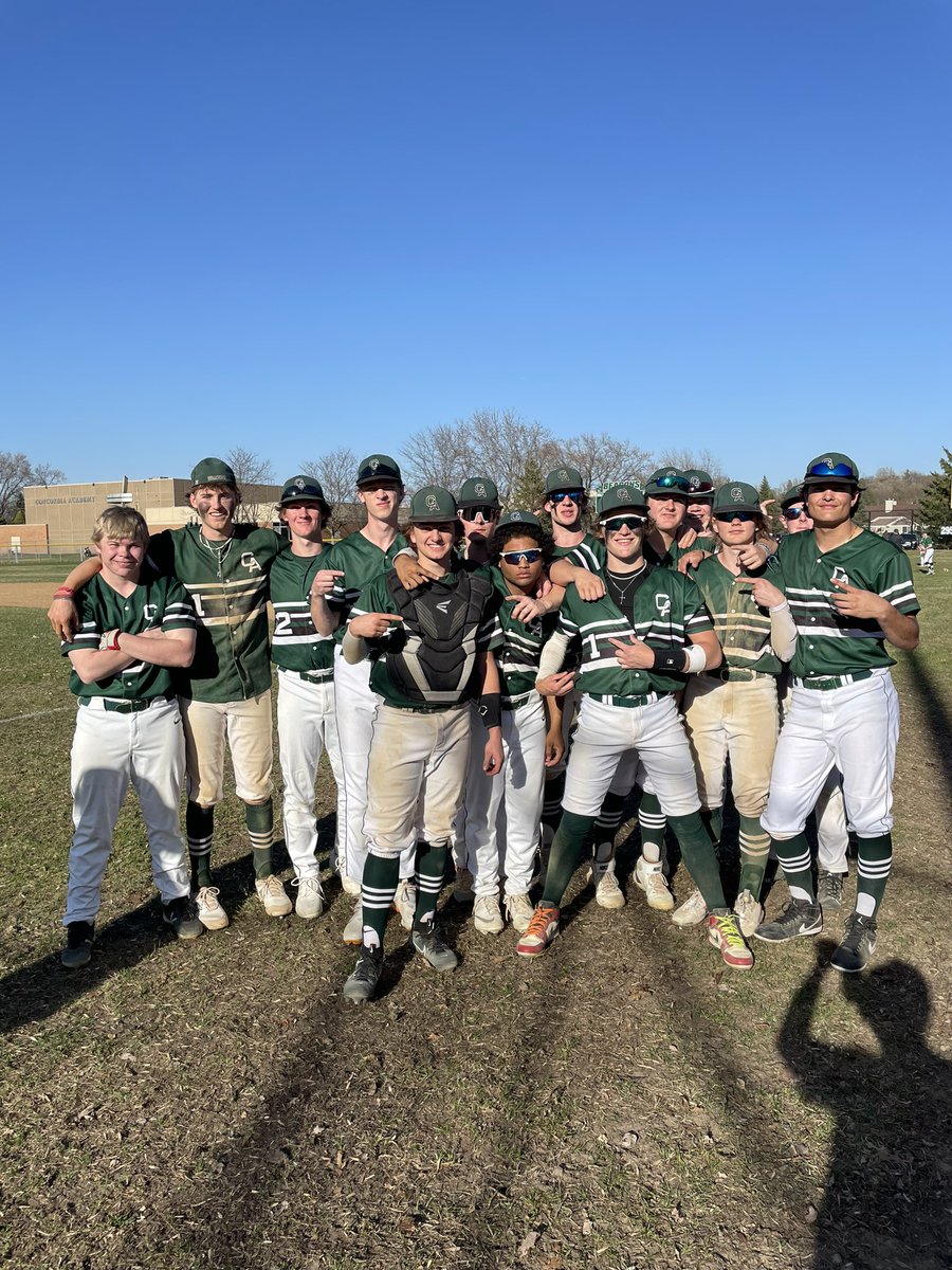 Concordia Academy HS Baseball (@concordiabb) on Twitter photo 11-1 over Nova
Sam Franzen 5 in, 13 K
<a href="/KellenQuast/">Kellen Quast</a> 2-3, 2 (2b), 5 RBI
<a href="/_charliemueller/">Charlie Mueller</a> r 3-3, 2b
<a href="/nick_brunn1/">Nick Brunn</a> 2-4, 2b
Next up Friday at home vs St. Croix Lutheran 11-1 over Nova
Sam Franzen 5 in, 13 K
<a href="/KellenQuast/">Kellen Quast</a> 2-3, 2 (2b), 5 RBI
<a href="/_charliemueller/">Charlie Mueller</a> r 3-3, 2b
<a href="/nick_brunn1/">Nick Brunn</a> 2-4, 2b
Next up Friday at home vs St. Croix Lutheran