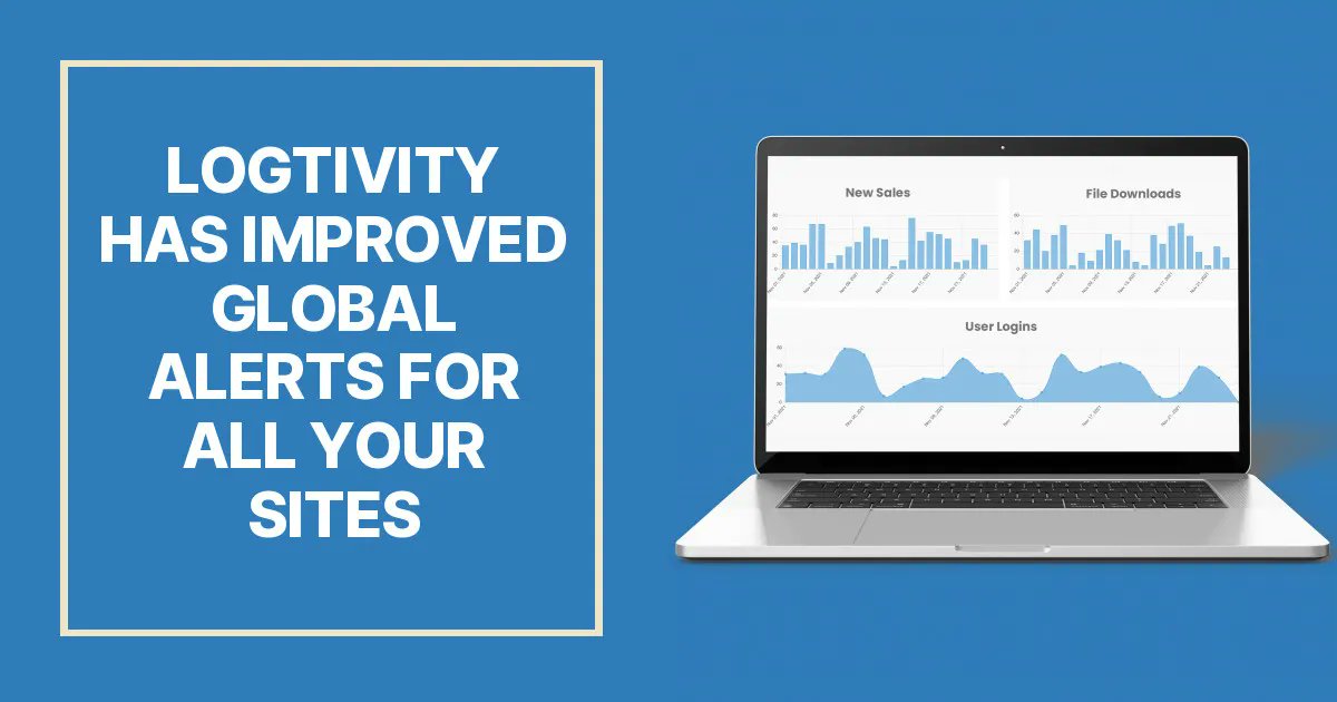 logtivity's tweet image. In our commitment to centralize as many features as possible, we've just released a big update for alerts. Previously these were controlled individually for each site. Now you can manage them all from one central dashboard. 🎉 buff.ly/3KyFnHx