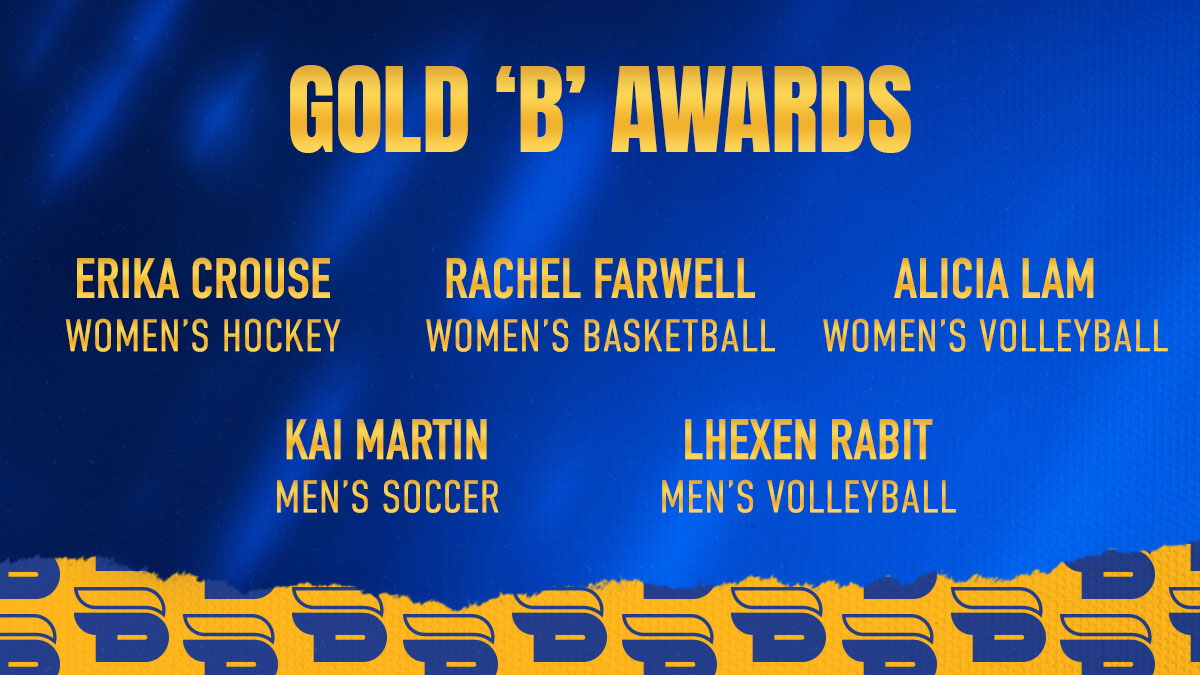 tmubold's tweet photo. 🏆 | Five upper-year athletes who left a mark on our school are awarded with a Gold 'B' Award! 

Congratulations to you all! https://t.co/qc06yZbOWT