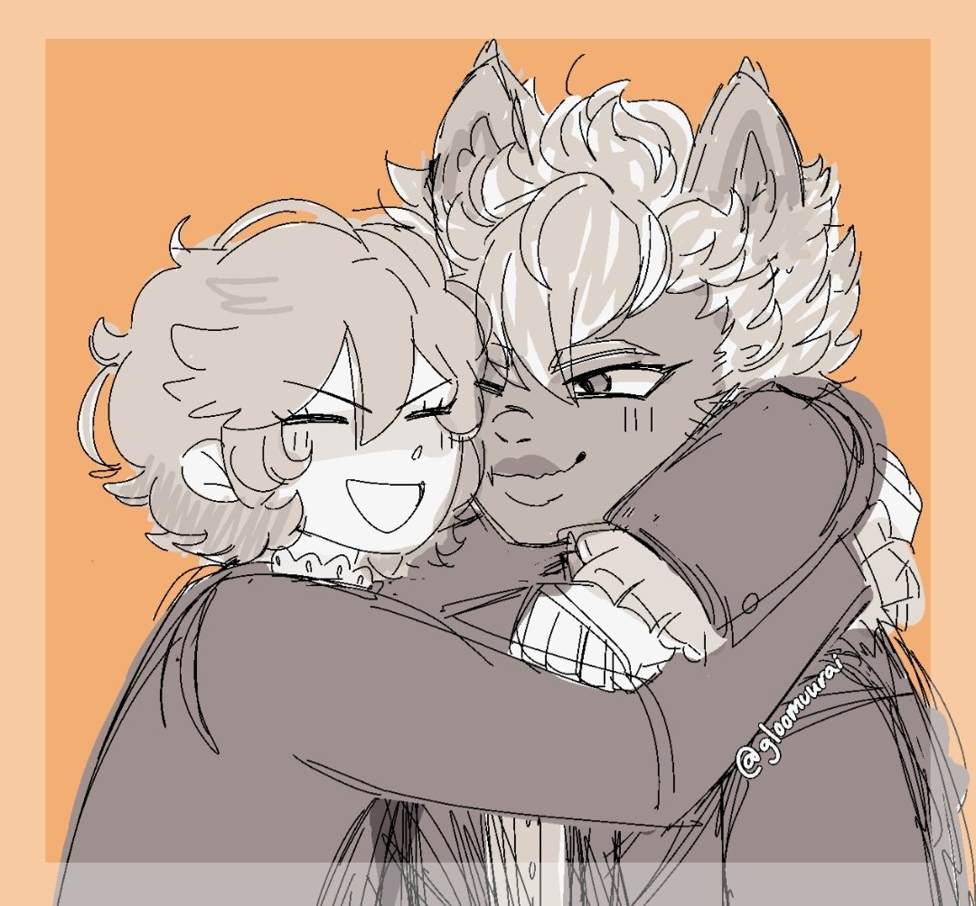 gloomuurai's tweet photo. would anyone care for an epeljack 🥺🤲 ��🐺 i just think theyre a neat little duo
#epeljack #epelfelmier #jackhowl #twst https://t.co/DVLJpDGvp3