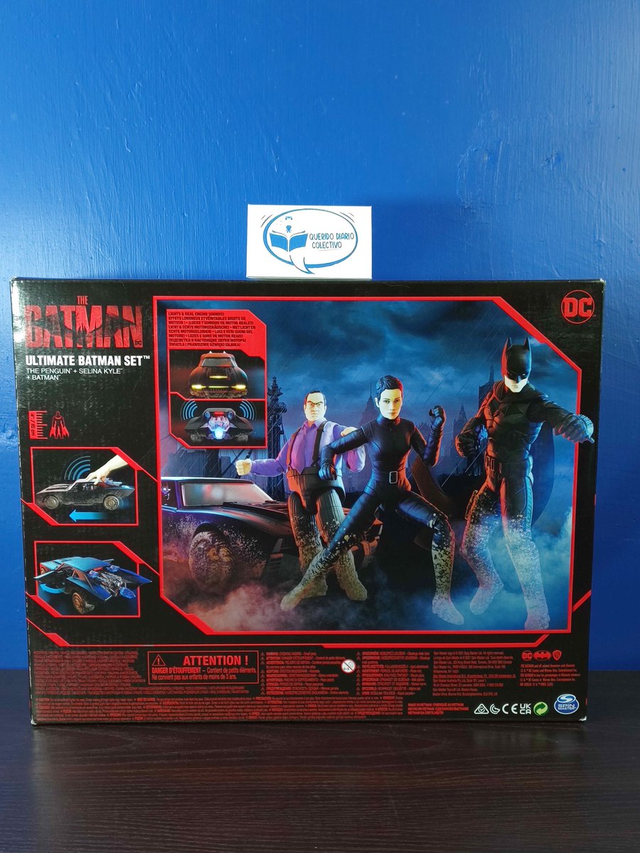 DiarioColect1vo's tweet photo. #Batman 🦇🖤♥️🖤| ¡Por fin tengo en mis manos el hermoso Batimóvil de Pattinson! 🥰😍
Corre a ver el unboxing en tu canal favorito de YouTube ☺️👍💙
https://t.co/wzi7sgnSud
#batinson #robertpattinson #dc #dccomics #figurasdeaccion #SpinMaster #TheBatman #coleccionables https://t.co/tmu8sLX11T