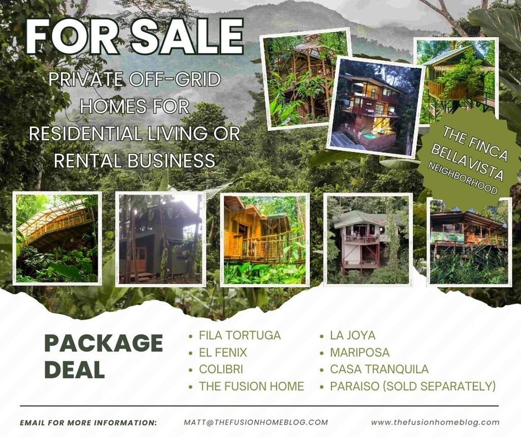 OffGridDestin's tweet photo. WE HAVE EXCITING NEWS!

(link in bio for more info)
.
After 10 years of living off-grid at Finca Bellavista (a quarter of our lives!), we have decided to start a new adventure and put the Fusion Home on the market.
.
As we are currently also renting our … https://t.co/hi6o6qbxfj https://t.co/KVQz2s3OCS