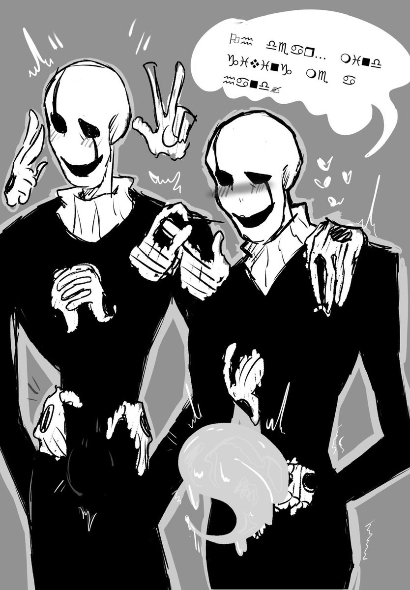 ApricotsI's tweet photo. ///NSFW/// Gaster needs a hand 😏😏😏 #undertail #gaster https://t.co/pXXVJIXXeb