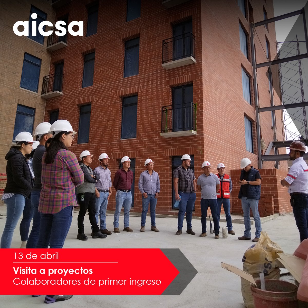 ¡Bienvenidos a Aicsa!
En Aicsa estamos comprometidos con la formación y el desarrollo de nuestros equipos.
#Integracion #Inducción #Construcción #Céntrico #SoyAicsa