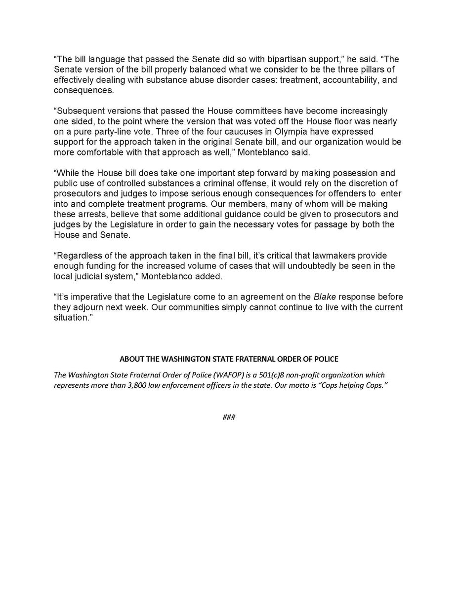 Press Statement On Pursuits and Blake #FOPSTRONG #ONETRUEVOICEFORLAWENFORCEMENT