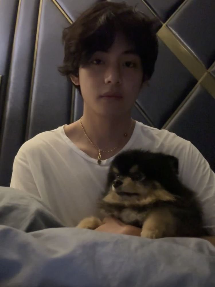 VTaeBTSKim's tweet photo. @JungkookJKBTS_ our baby missed you🫰 https://t.co/tcqQrOEm84