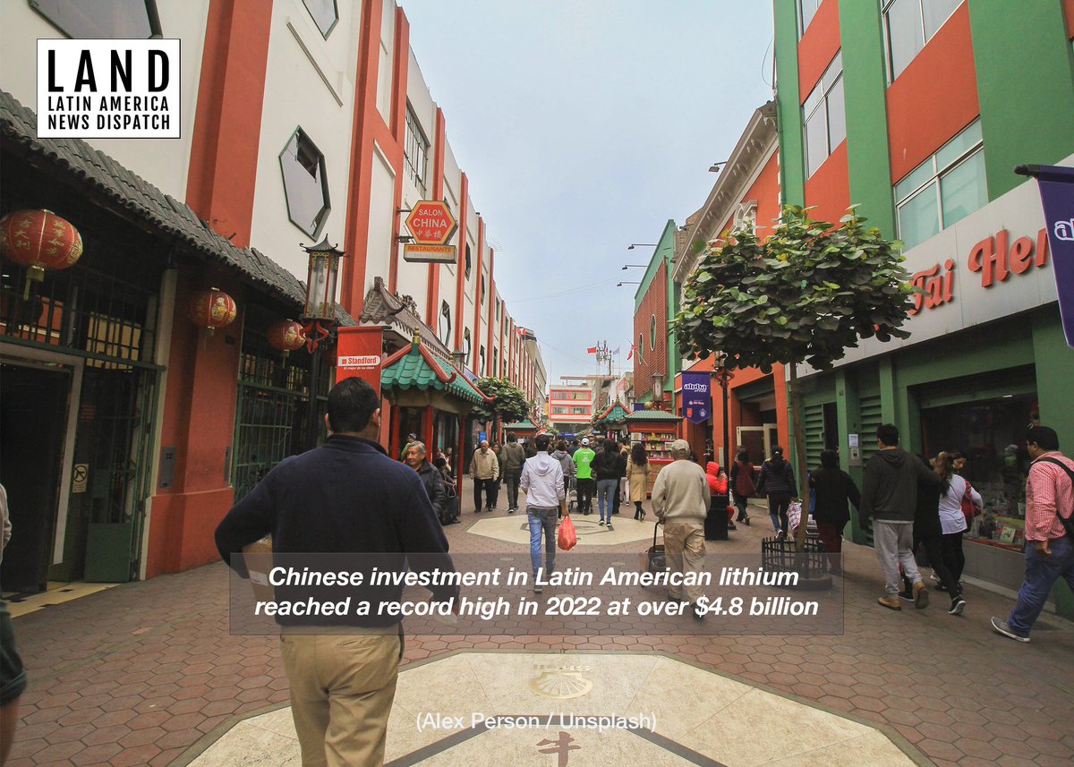 “CHINA, THE AMERICAS, AND LITHIUM — A TALE OF INVESTMENT IN EMERGING MARKETS” 

Commodity booms, superpower rivalries, and a rising lithium market: Read the full story on Sino-Latin America relations by @aem832 at the link below.

latindispatch.com/2023/04/08/chi…