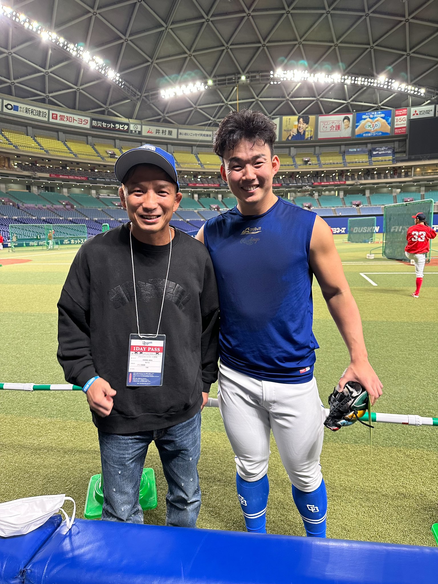 中日ドラゴンズ　小笠原慎之介 2022.12.25 中日ドラゴンズ小笠原慎之介投手 一日警察署長