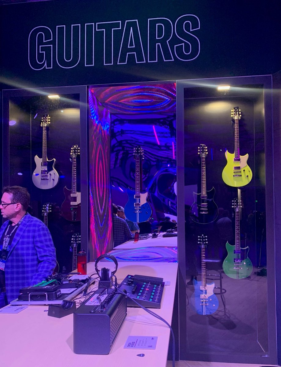 Yamaha Guitar Japan on Twitter "只今、世界最大規模の楽器ショー NAMM に来ています!! ヤマハのブース