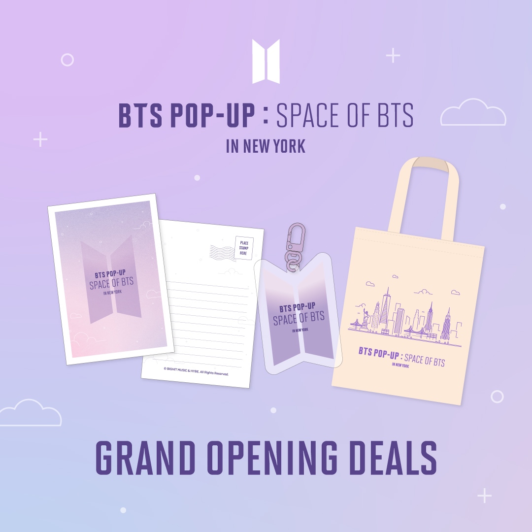 SUKOSHI MART on X: [BTS POP-UP : SPACE OF BTS in NEW YORK] Visit us and  get FREE Limited Edition New York merch on April 15!💜 Find us here: 📍 20  Hudson