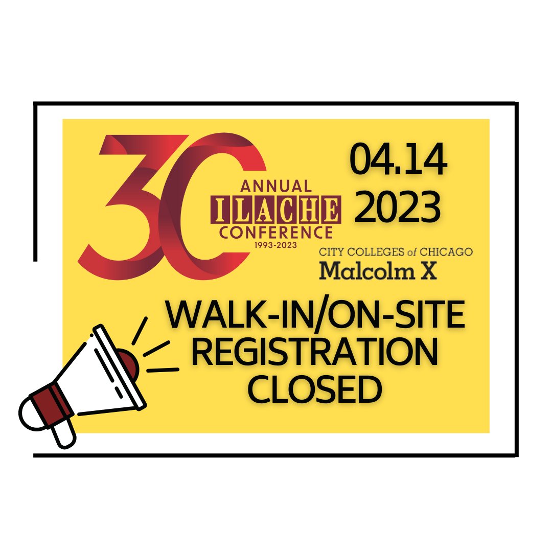 ilacheorg's tweet photo. Thank you to our members who registered for the 30th Annual Conference. Our registration is closed and we will not be able to offer on-site registration. 

We hope to connect with you at other events and continue to build community together. https://t.co/g4deX001Bb