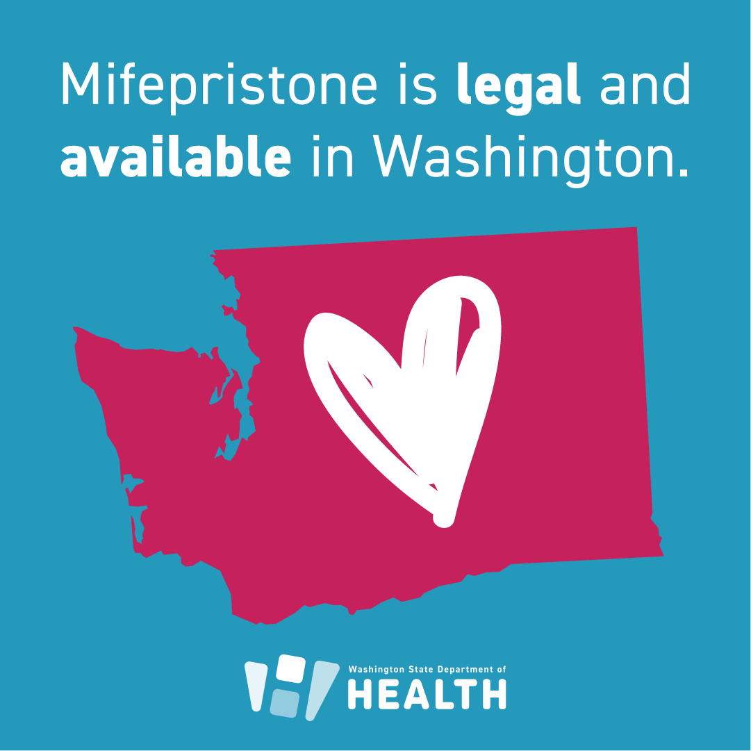 Mifepristone is a safe, effective drug that's been used in medication abortions for 23 years. It's been in the news lately because of a lawsuit in TX, but access to mifepristone remains protected in WA. For more info: doh.wa.gov/you-and-your-f…
