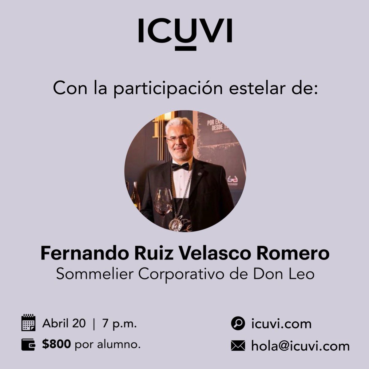 ICUVI's tweet photo. Es el turno de presentar los @VinosDonLeo con una cata-maridaje excepcional en nuestro colegio.
¿Ya tienes tu lugar?
• Informes:
→ https://t.co/p8VmAFRYjr
• Reservaciones:
→ hola@icuvi.com
• Venta de vinos:
→ @uvacava.
#ICUVI #ColegioDelVino #Metepec #vino #Toluca https://t.co/RtWQZBnsfV