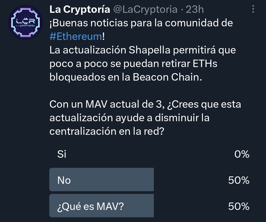 La Cryptoría tweet media