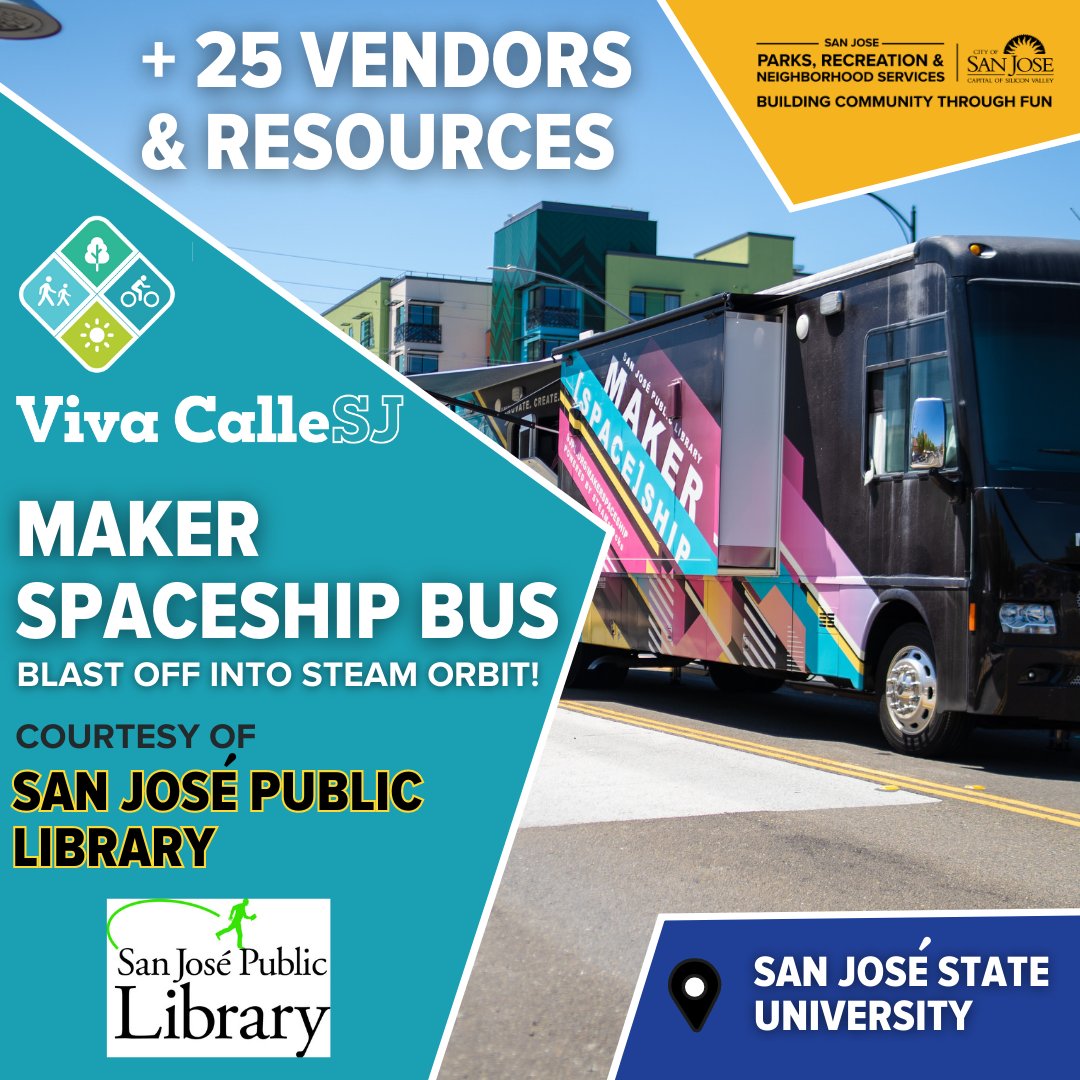 San José State University will be hosting our final Activity hub showcasing a lineup filled with vibrant cultural performances and the SJSU Marching Band! This activity hub is jammed packed so make sure to mark your calendars for Sunday, April 23. #vivacallesj #sanjosé