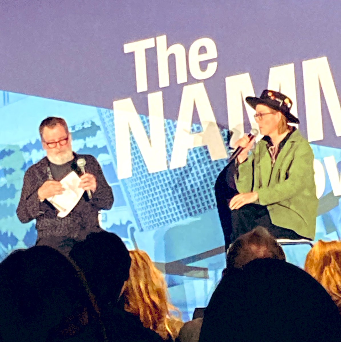 Some great stories and wisdom imparted earlier today from <a href="/brandicarlile/">Brandi Carlile</a> and Dave Way <a href="/dwaved/">Dave Way</a>) at a <a href="/NAMMShow/">NAMMShow</a> TEC Tracks session.