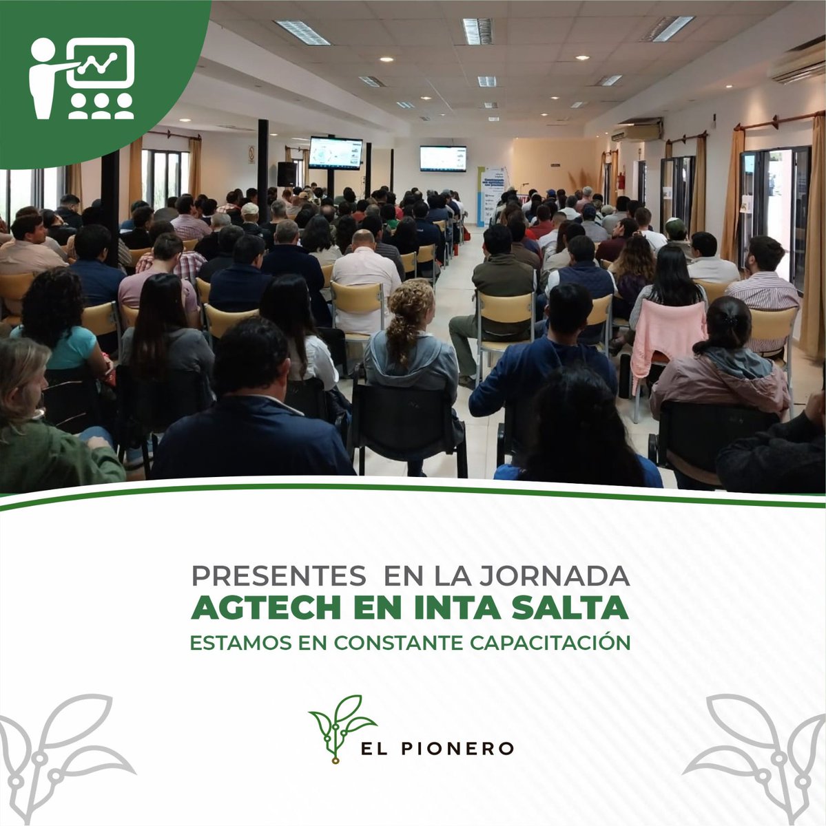 En El Pionero somos inquietos cuando se trata de estar a la vanguardia y siempre capacitandonos. Este jueves estuvimos presentes en la jornada AgTech "Construyendo una agricultura de Precision en Salta".

#intasalta #capacitacion #agriculturadeprecision