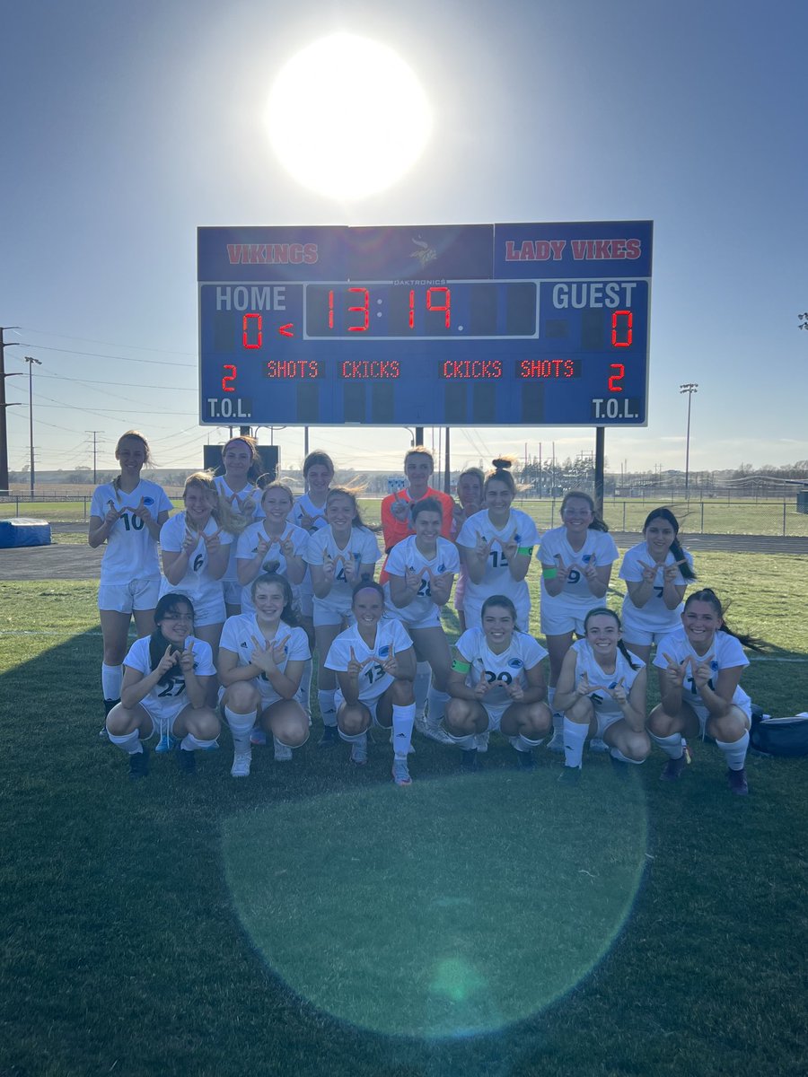 Girls raid the Vikings 8-0.
Goals by Morgan(3), Mia(3), Shay, and first time goal by Karli!!
Shutouts for Lindsey and Kaidyn and the D!!
#PanoramaGirlsSoccer