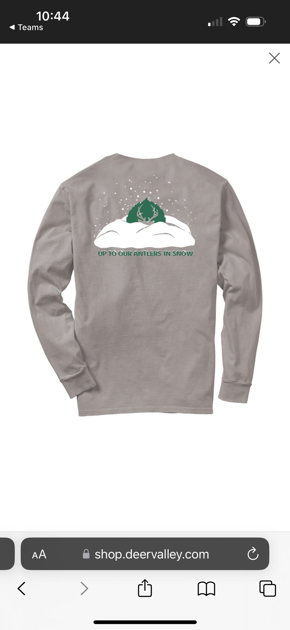 Deer valley sweatshirt hot sale
