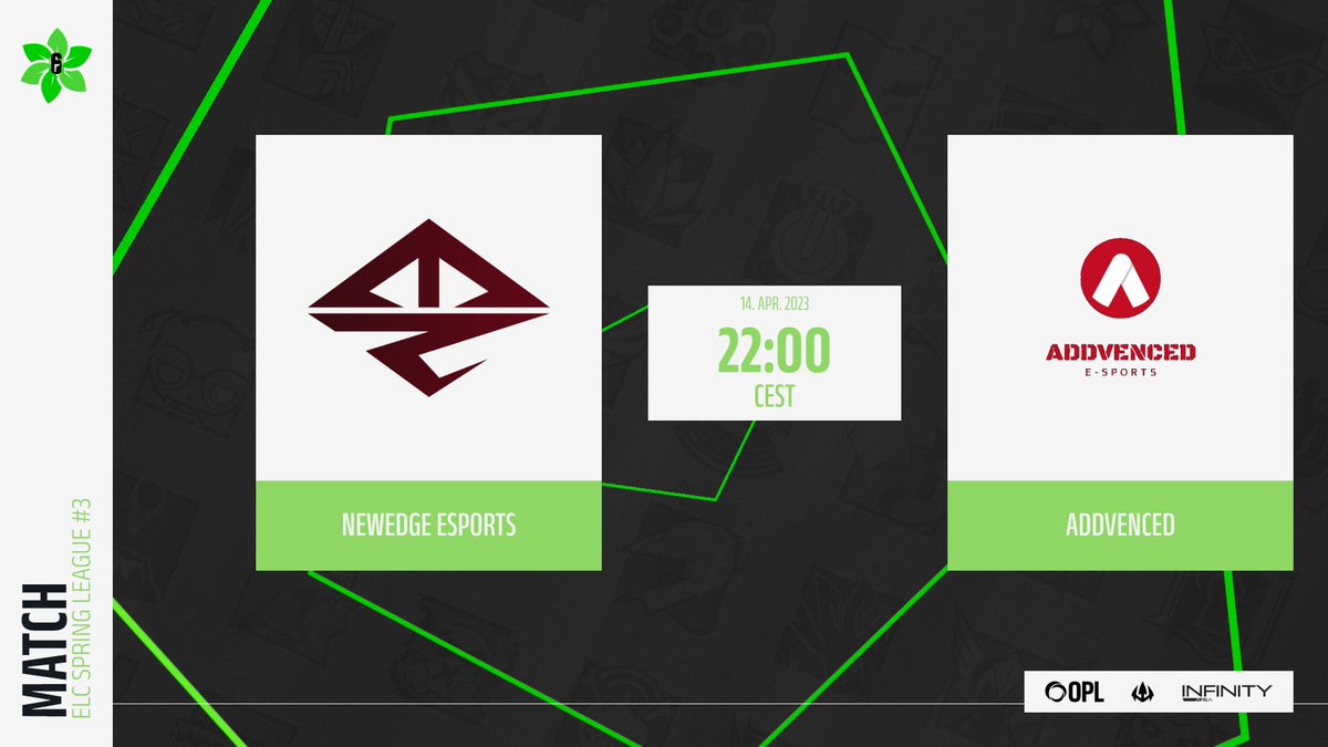 EsportDevils's tweet photo. [𝗘𝗟𝗖 Spring League#𝟯]

Prochain  Playday 1  Minor A

⚒️ @NewEdgeEsport 🆚 @Addvenced

🗓️Vendredi 14 avril
🕙 22:00 CET en Bo1
🎙️ @EsportDevils

🔴https://t.co/QrF46k5rbO

bonne chance à tous

Un #RT = Un encouragement. 🤝 https://t.co/IifG26Sq4l