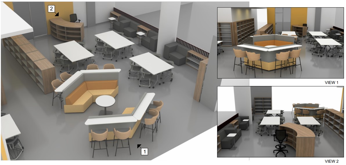 MaggieMoo86's tweet photo. 📚🛋️Just six more weeks until our library gets a makeover! 🤞🎉 I'm ecstatic to finally have new furniture and books in.😍 Can't wait to make our LMC space perfect for the upcoming school year! 🏫💻 #LibraryMakeover #Excited #SchoolYear @SHMSTC @HISDLibraryServ https://t.co/pfKI4c1yee