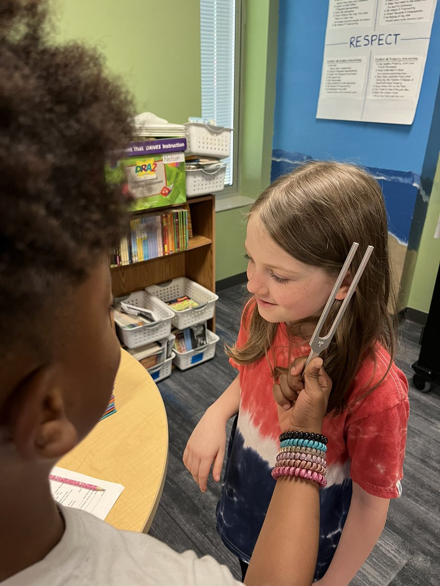 Our 4th grade students are exploring pitch by conducting sound experiments!