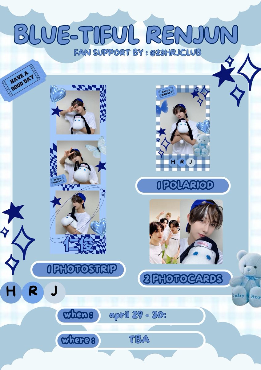 23HRJCLUB's tweet photo. THE DREAM SHOW 2: IN A DREAM IN MANILA

ੈ🫧‧₊˚┊ᘍ BLUE-TIFUL RENJUN : a fan support for #RENJUN 💙ᘊ  
╰─▸ by @23HRJCLUB ♡

to claim :

— like, rt + mbf  
— strictly 1:1 ratio 
— show proof on d-day 
— dm me for trades &amp; donations

#THEDREAMSHOW2_In_A_DREAM #TDS2inMNL https://t.co/OfGA0tvEbo