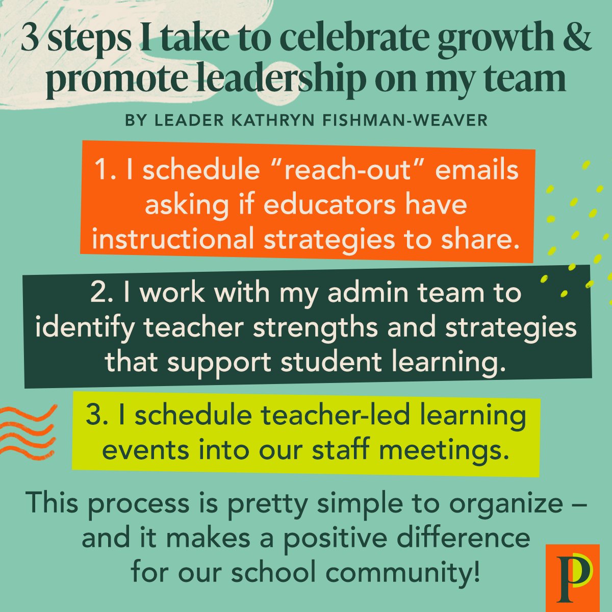 PrincipalProj's tweet photo. Every staff meeting = a chance to celebrate a teacher's practice. ❤️

Check out the way @KFishmanWeaver shouts out her team!

#TeacherAppreciationWeek #LeadLAP #NASSP https://t.co/8aENdaosGp