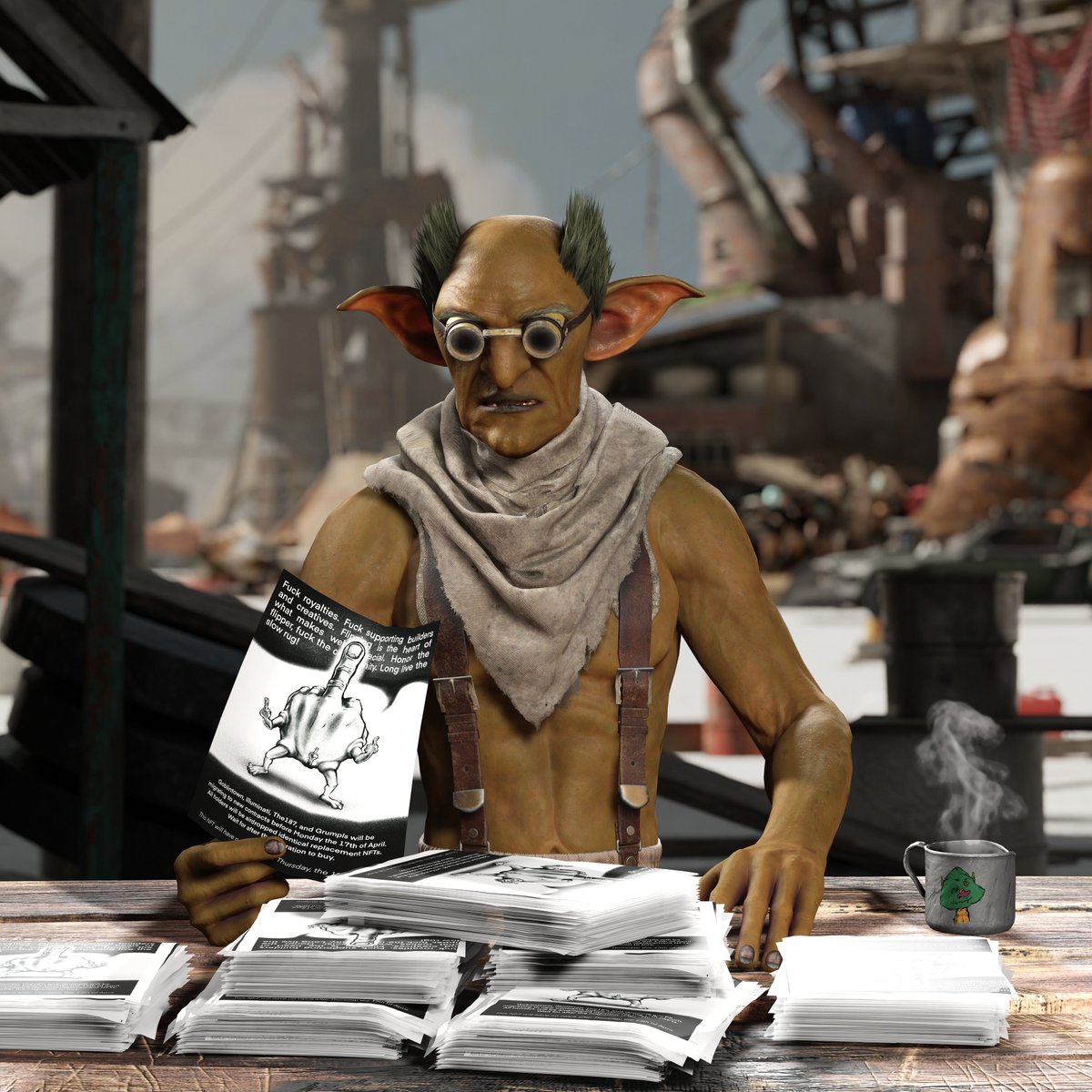 No roadmap, no discord, no utility? No worries!

Turn your <a href="/goblintown/">goblintown</a> #NFT into JUNK and join the <a href="/godsandgoblins/">Of Gods & Goblins Podcast</a> horde 👺🔥

🔗 godsandgoblins.com

#NoRugrets