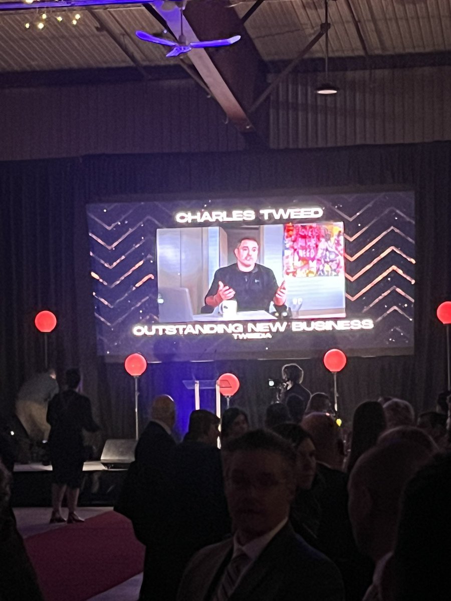 Congratulations @CharlesTweed 
So well deserved! 
@BdnChamber Outstanding New Business Award Winner….
Not surprised the music had to cue the end of the speech 😆
