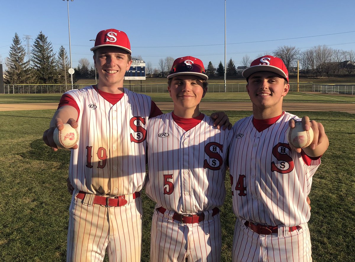 Sabers win the opener 10-0 over Waconia. Tanner Ho was 3-3 w/4 R’s, 2 dbls, 2RBI’s, SB, &amp; BB. Alex Duncan goes 2-4 w/3 RBI’s &amp; oppo 🌮. Wynn Strait w/trpl, R, &amp; RBI. Jack Morris (3 IP, 6 K’s) &amp; Jaden Case (2 IP, 2 K’s) throw a combined no-hitter to catcher Charlie Toenges.