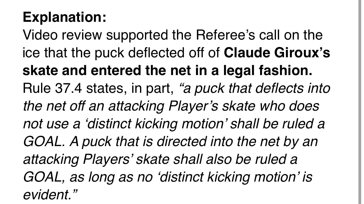Lance Lysowski On Twitter Explanation From The NHL s Situation Room 