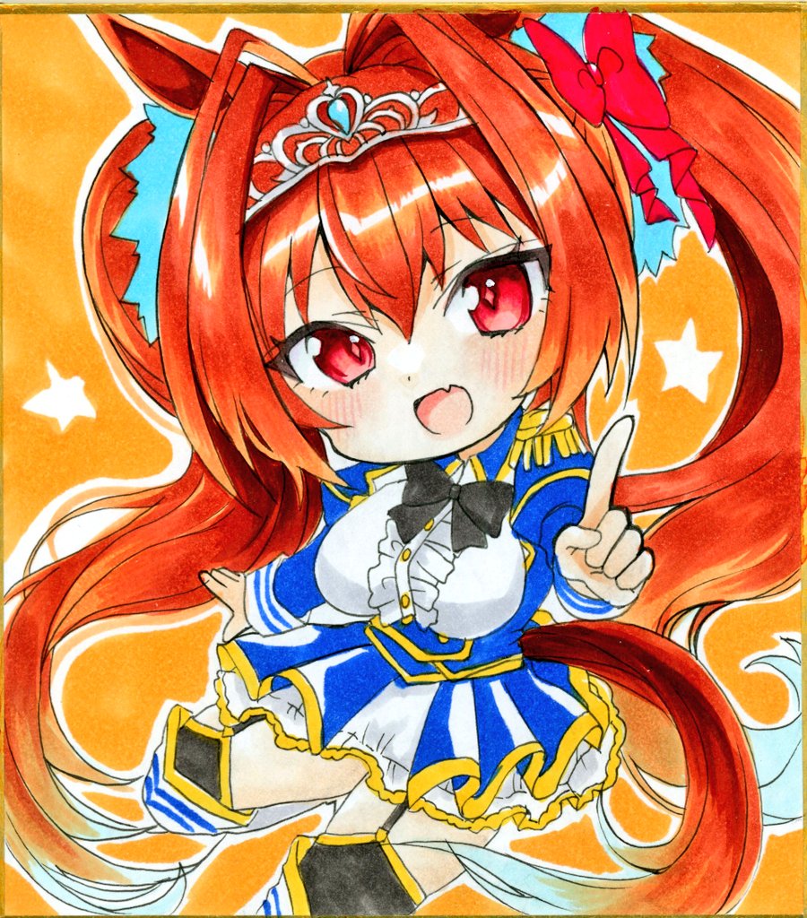 ダイワスカーレット(ウマ娘) 「ダイワスカーレット#ウマ娘 #絵柄が好きっていう人にフォローされたい 」|なこもふのイラスト