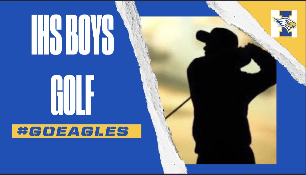 WIEagles's tweet photo. ⛳️IHS lost today to Fairport &amp; Penfield at Midvale CC: 

Fairport 213
Penfield 225
IHS 257

8th grader Grant McGuigan had the best round shooting for the Eagles with a 49. Way to go, Grant! https://t.co/H7gP7mQvxn