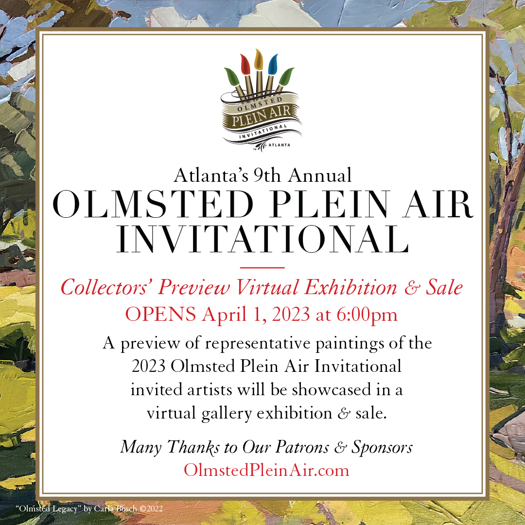 VIP UPDATES + Collectors' Preview Gallery OPENS April 1 - mailchi.mp/olmstedpleinai…