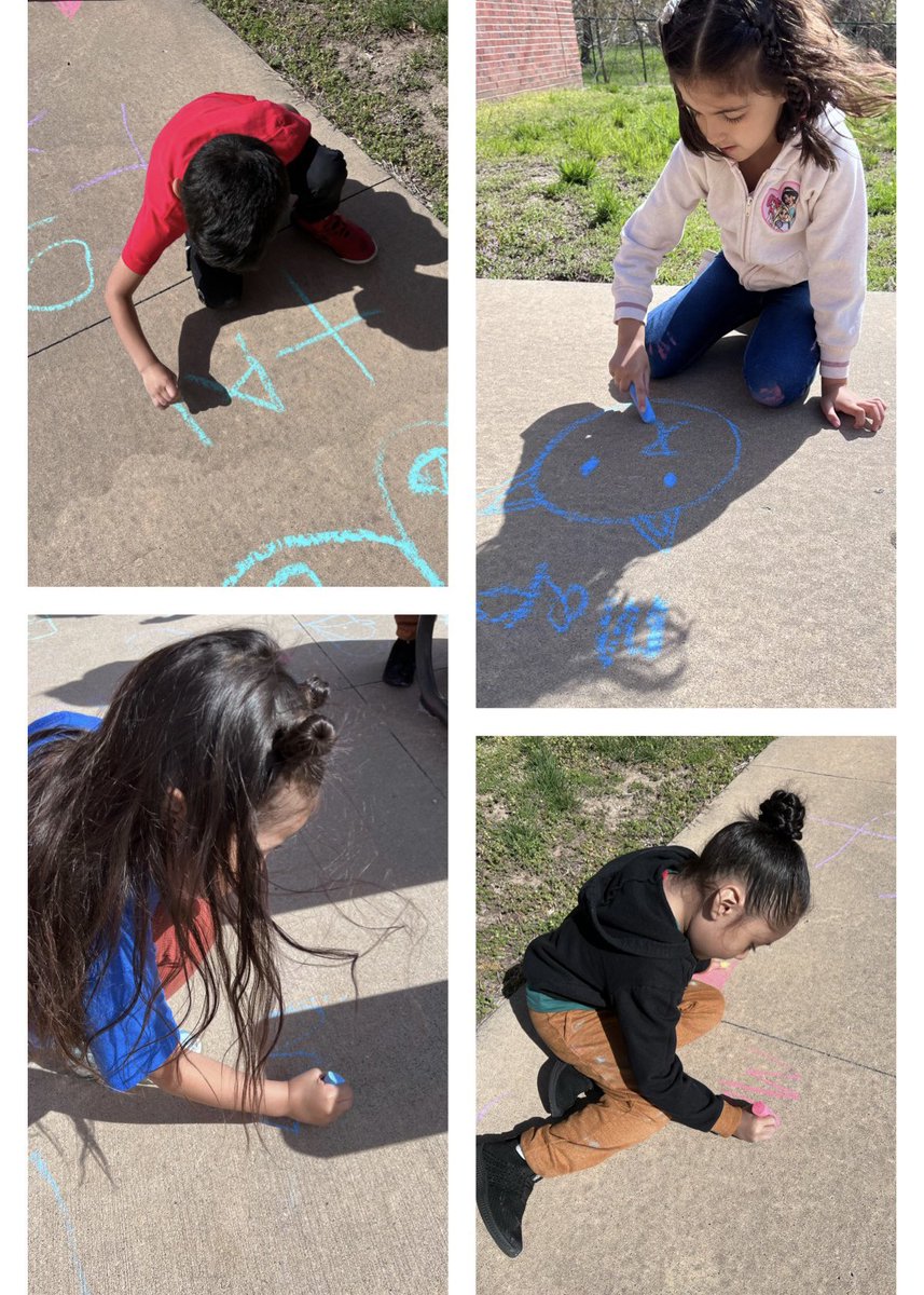 maghovey's tweet photo. Kinder ELLs practicing CVC words in the sunshine! #lwpawpride @LWNKCSD https://t.co/bKRBY3RBjf