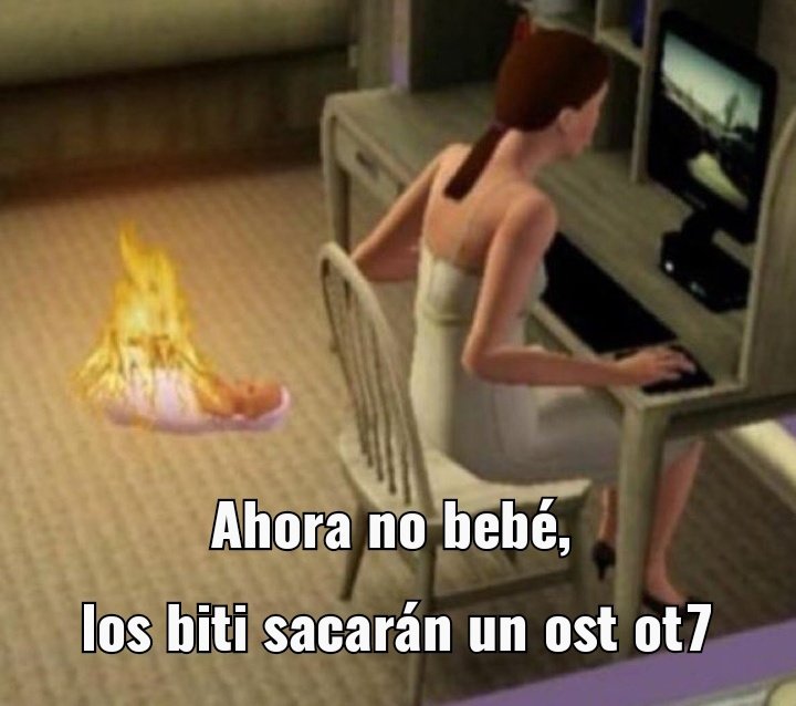 ttettass's tweet photo. No me toques las pelotas ahora bebé, ¿no ves que habrá ost ot7? 

BTS IS COMING 
BTS IS BACK 
BTS NEW SONG 
BTS OT7 OST https://t.co/5OpJauQUI5