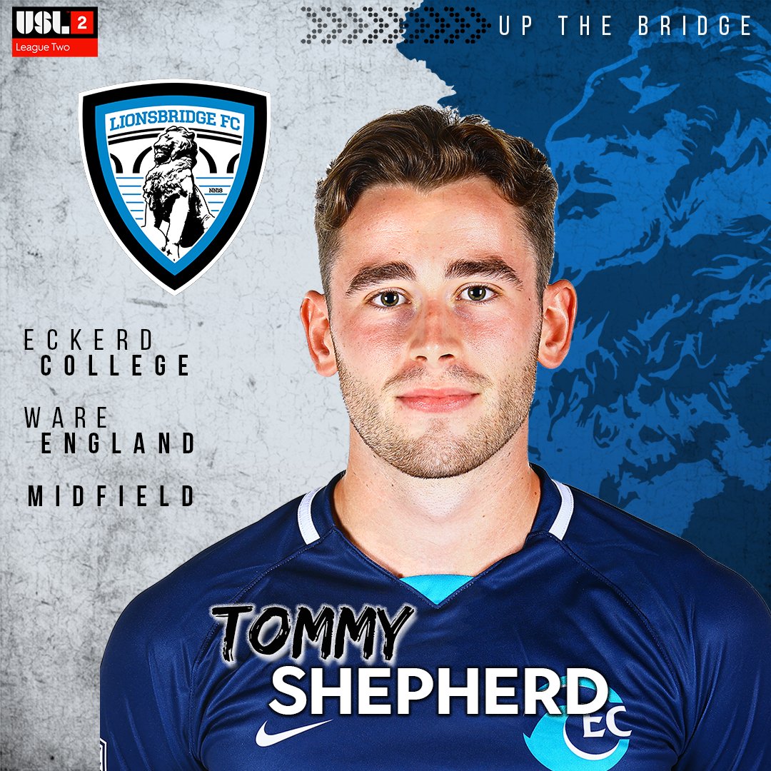 LionsbridgeFC's tweet photo. Eckerd College midfielder Tommy Shepherd is coming to the 'Bridge this summer! Shepherd was named a third-team All-American for the Tritons, after scoring 11 goals and registering four assists in just 15 games last fall. #UpTheBridge

*Pending league and federation approval. https://t.co/MSE8DVABqe