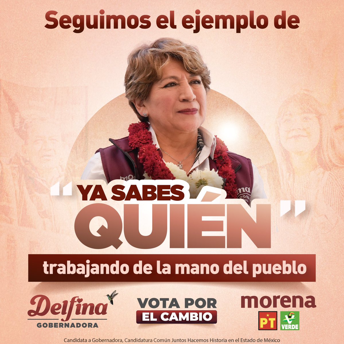 delfinagomeza's tweet photo. Soy una mujer que, al igual que “ya sabes quién”, le gusta escuchar, atender y servir a la gente. Trabajando de la mano del pueblo del #Edomex, podremos abrir el camino hacia una transformación firme e impulsar el sueño de cada una de las y los #mexiquenses.
 
#DelfinaGobernadora #VotaPorElCambio