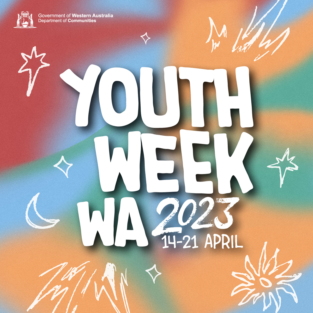 Youth Week WA ✨

‘Becoming: with others we dream’

For resources from the <a href="/deptcommunities/">Department of Communities</a>, visit bit.ly/3UzN4Sc

For a list of up to date child and youth mental health and alcohol and other drug services in WA, visit
mhc.wa.gov.au/your-health-an…

In an emergency, call 000.