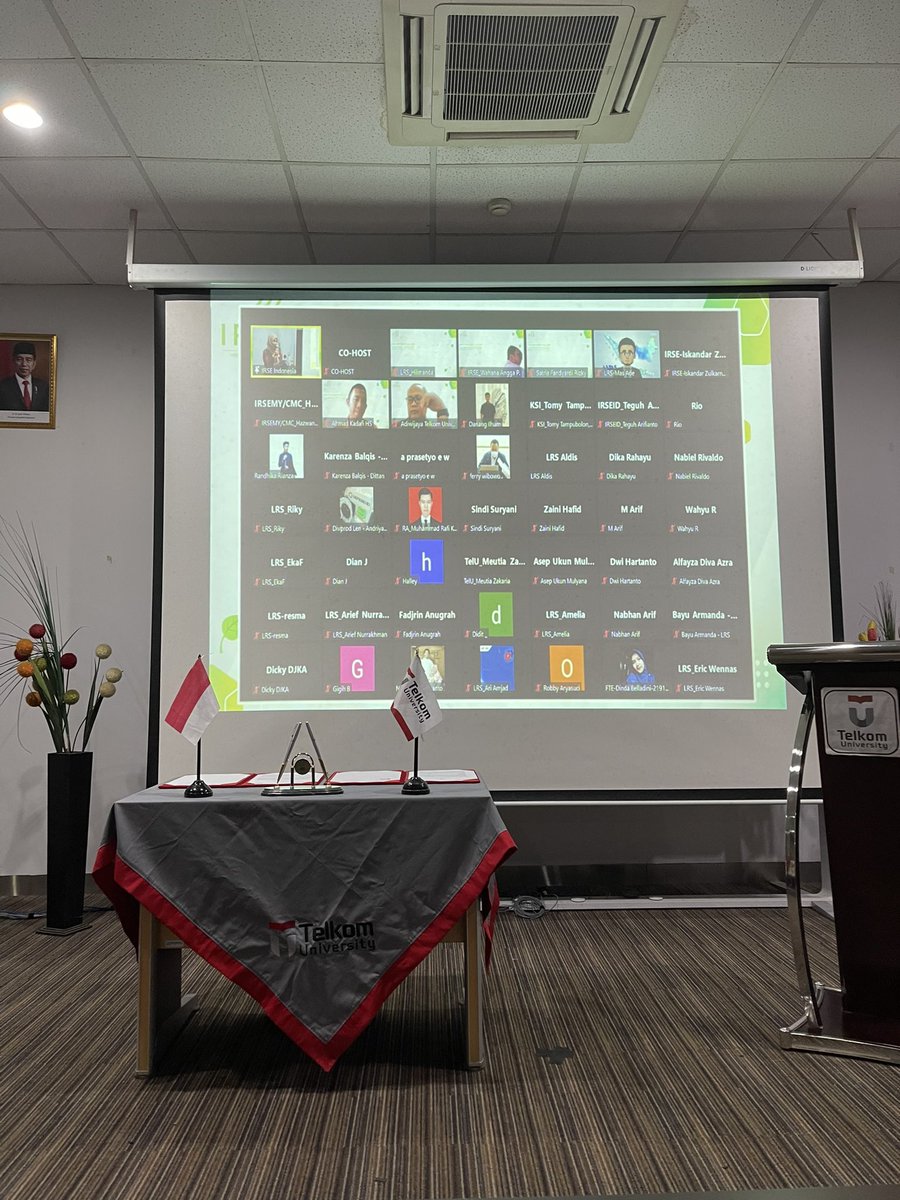 Another great seminar held by the Indonesian section to coincide with my presisential visit and a selection of good presentations. The audience was both in-person and online (in excess of 50+). 
#development #university #IRSEGlobal#IRSEIndonesiasection