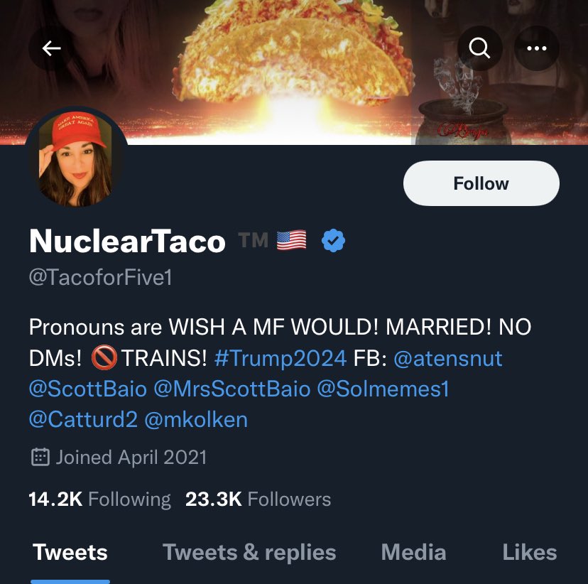 RoxyTall's tweet photo. the idea that a MAGA woman doesn’t understand why a conservative man would body shame is both hilarious and sad. lady, this is who you’ve decided to chain yourself to. it doesn’t get any better than this for you https://t.co/LE4BoLvScZ