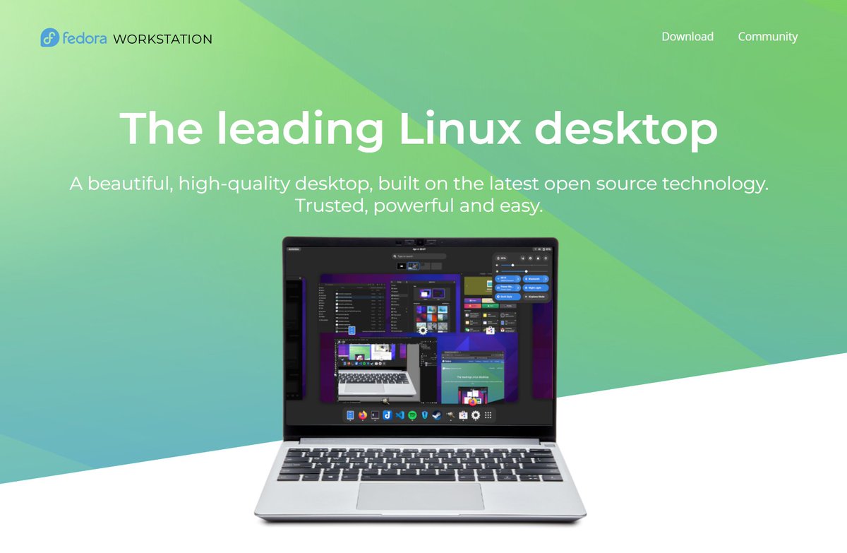 And a nice laptop choice to showcase it on <a href="/fedora/">Fedora Project (@fedora@fosstodon.org)</a> 🥹