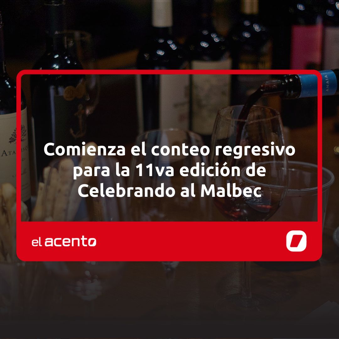 ElAcentoOK's tweet photo. Este sábado 15 de abril a las 20 hs, se llevará a cabo la 11va edición de @CelebraMalbec, dedicado exclusivamente a celebrar la cepa más famosa de la Argentina. 

https://t.co/uAGI4jEo3Q https://t.co/NAMsPWpzNG
