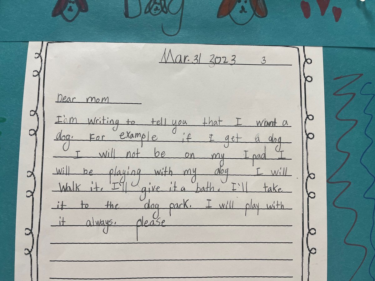 Second Graders can be quite persuasive! <a href="/centreridgees/">Centre Ridge Rams</a>