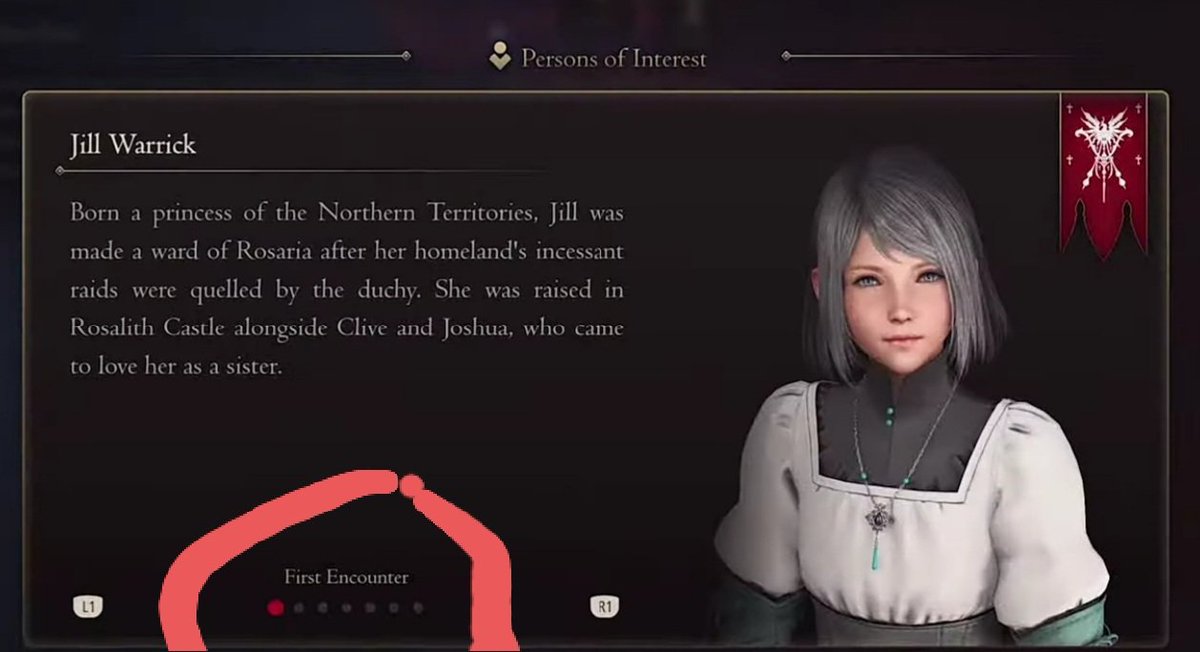 X02Xia's tweet photo. Jill has 7 profiles about her and her relationship with Clive and only 3 were revealed, and we will notice that in each file, it changes and explains the relationship between Jill and Clive
#FinalFantasy #FinalFantasy16 #FinalFantasyXVI #FF16 #FFXVI #Clill https://t.co/7Tn5oeYnov